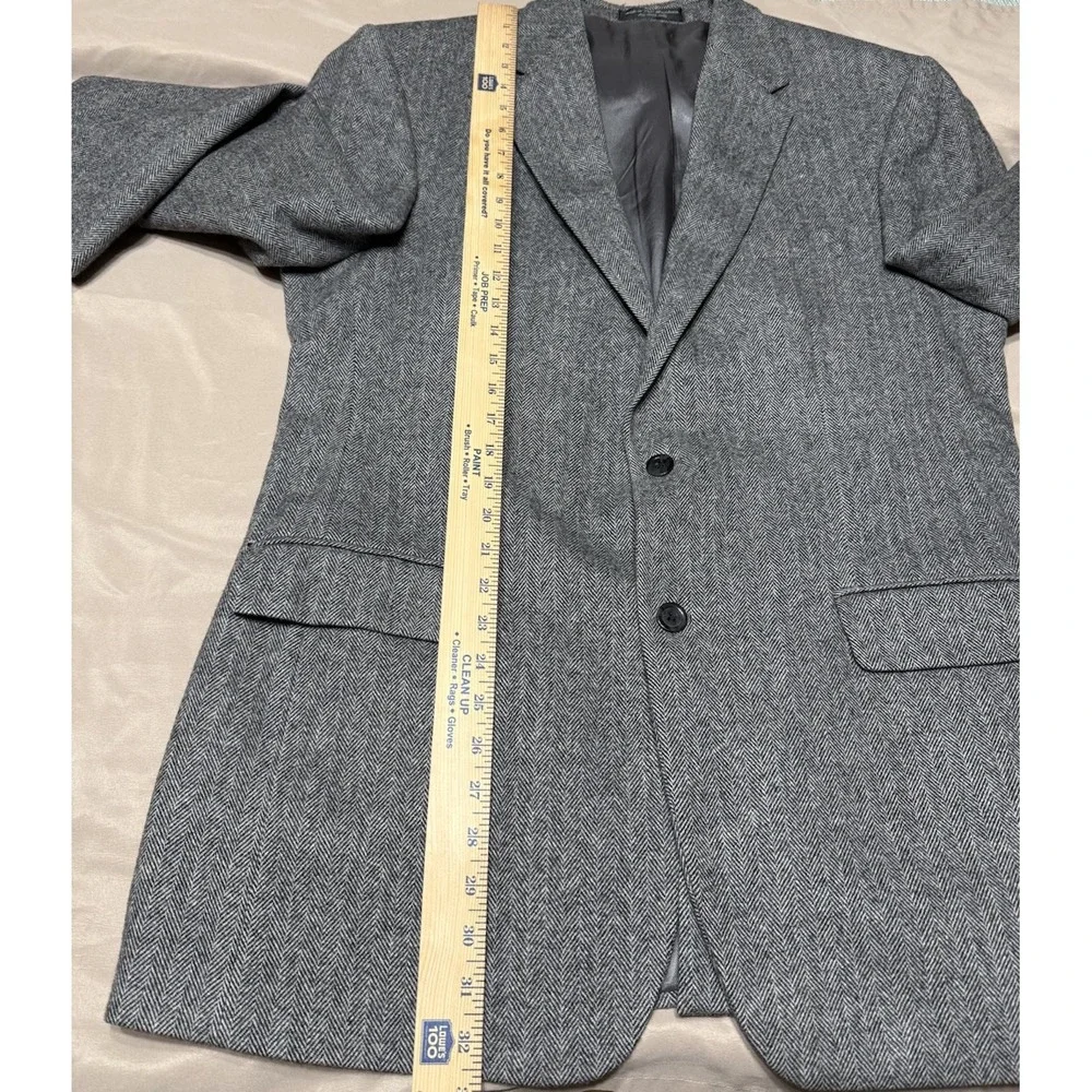 Gianfranco Ruffini Italy Men's Sport Coat Blazer Two Button Gray Camel Blend 42L